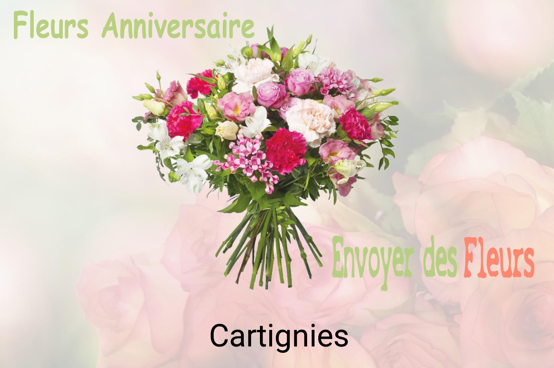 Bouquet de fleurs d’anniversaire livré à Cartignies